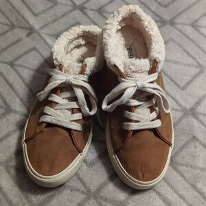 Justfab Madrista Faux Fur Sneaker Mule